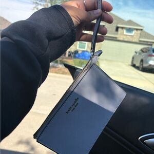 Kate Spade Light Gray Wristlet for Woman